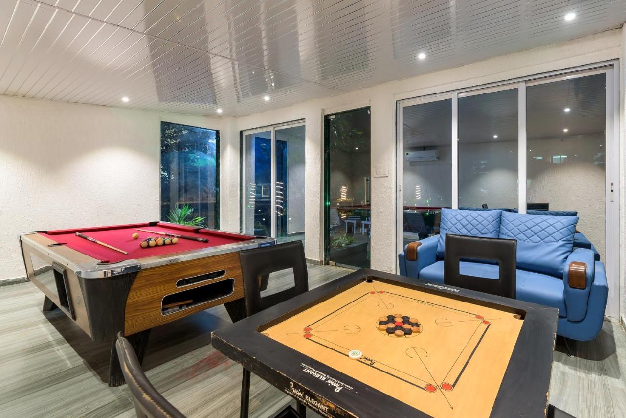 Saffronstays Palm Paradise, Kalyan Khadavli - Swimming Pool With Water Slides, Gazebo And Indoor Games Padghe 外观 照片